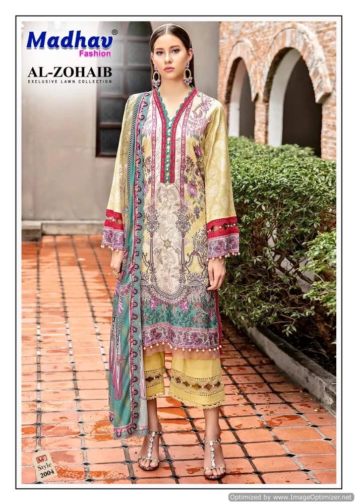 Madhav  Al-Zohaib Vol 2 Cotton Wholesale Readymade Pakistani Salwar Suit Catalog